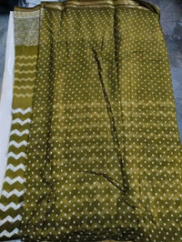 chanderi silk - green