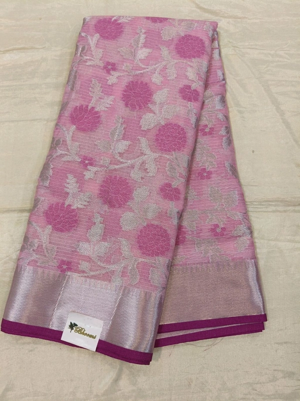 Silk Kota Weaving - Blush Pink