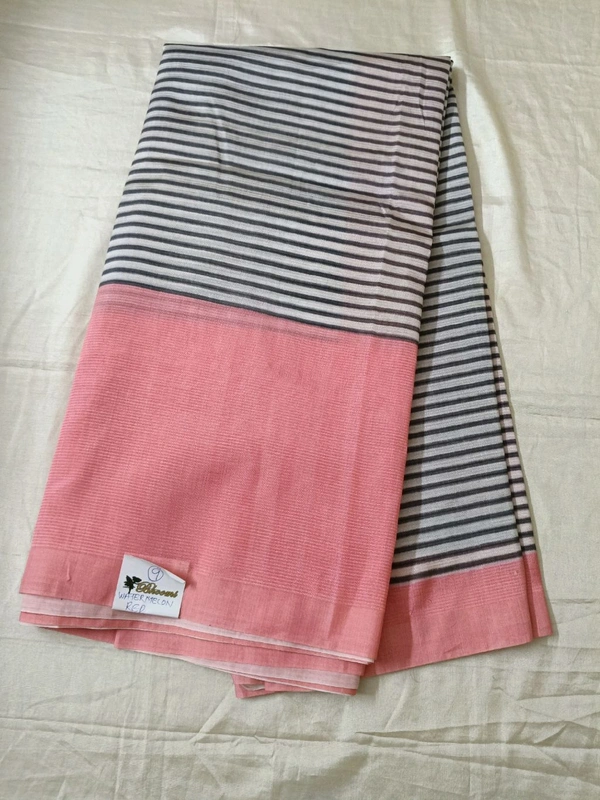 Pure Mangalagiri  - Watermelon red -9, 12 Days Dispatch Time-Saree No12