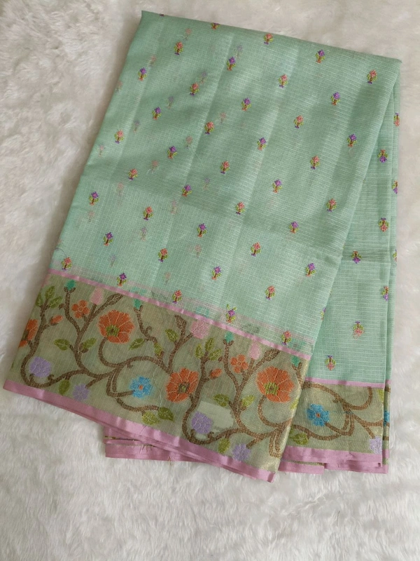 Pure Silk Kota - Mint Green