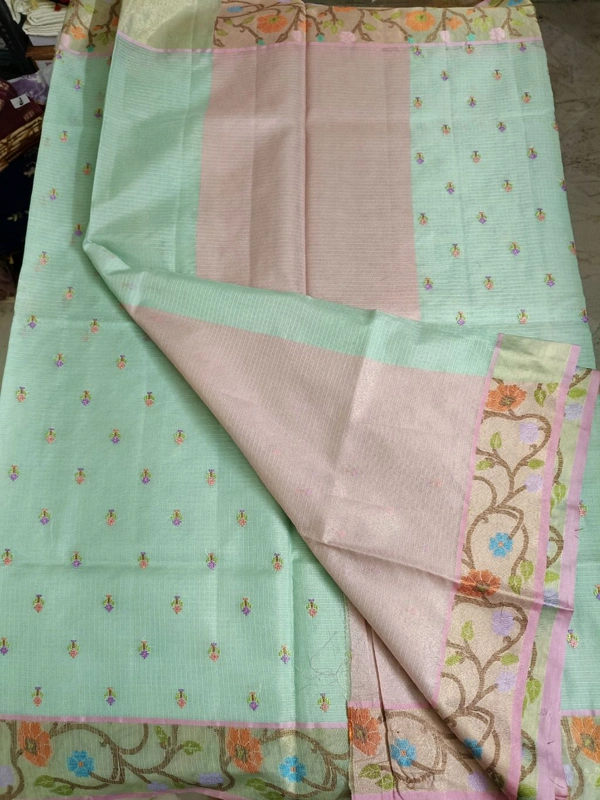 Pure Silk Kota - Mint Green