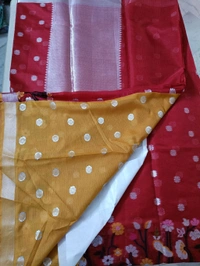 Silk Kota Saree - Red