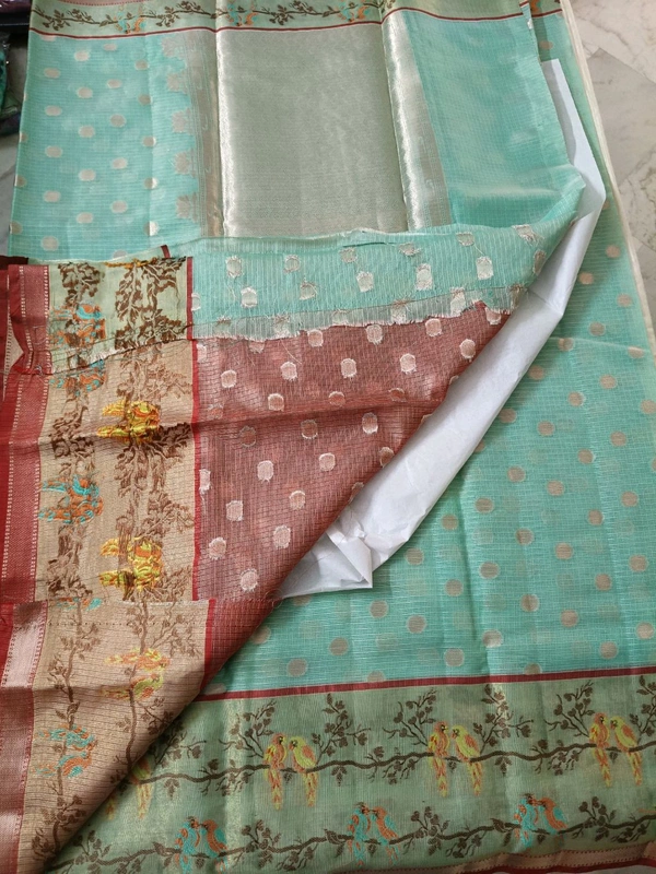 Silk Kota Saree - Pelorous