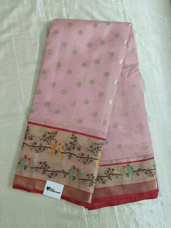 Silk Kota Saree - Sundown