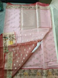 Silk Kota Saree - Sundown