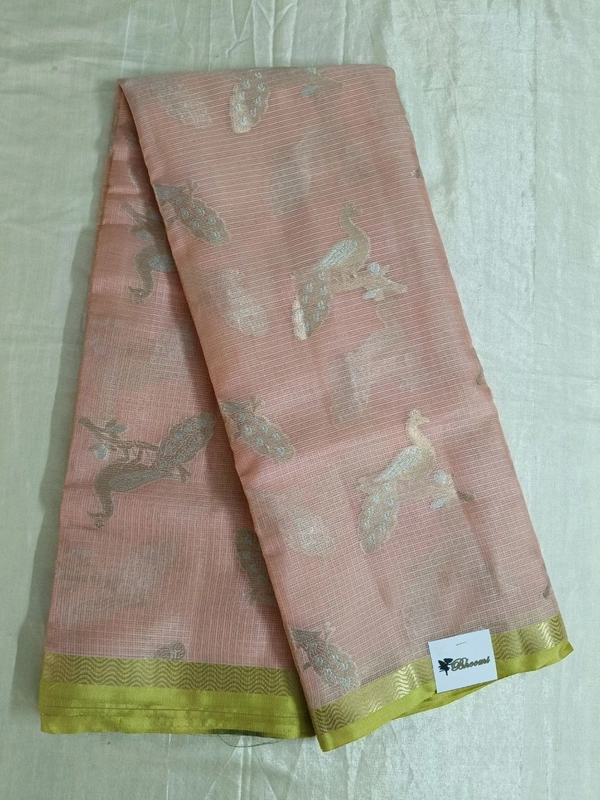 Silk Kota Saree - Sundown