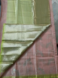 Silk Kota Saree - Sundown