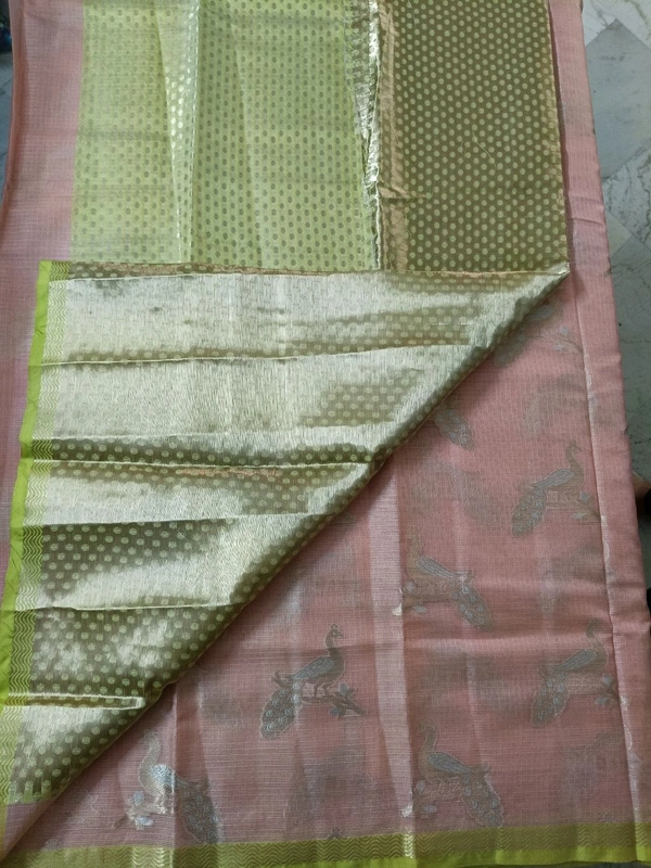 Silk Kota Saree - Sundown