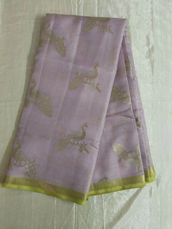 Silk Kota Saree - lavender