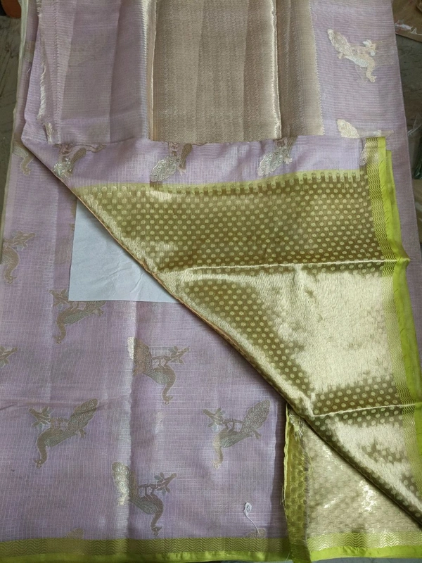 Silk Kota Saree - lavender