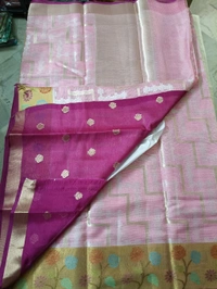 Silk Kota Saree - pink
