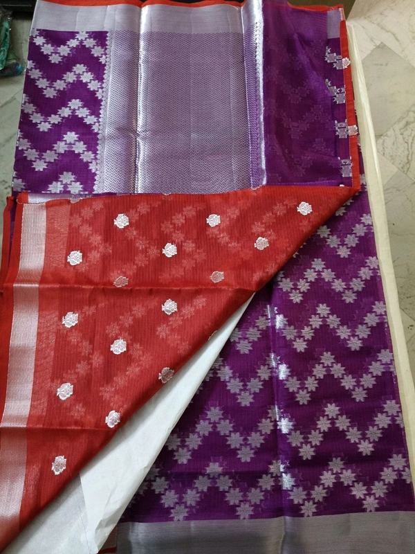 Silk Kota Saree - Purple
