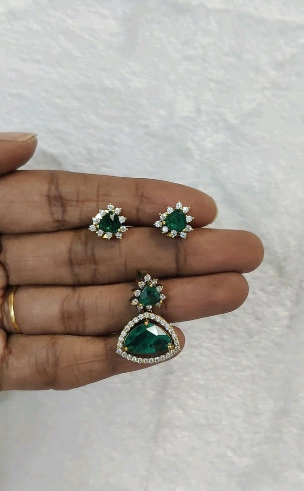 Pendant And Studs - Victorian Finishing 