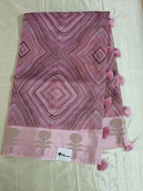 pure organza digital - Pink