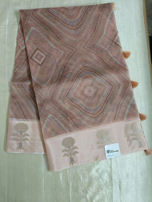 pure organza digital - brown