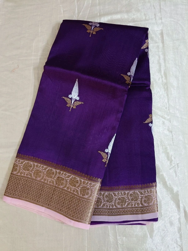Pure Organza Handloom - violet