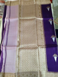 Pure Organza Handloom - violet