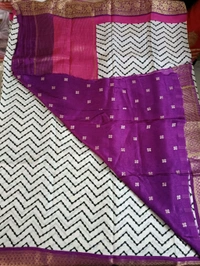soft silk kantha - dark pink