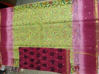 Pure Cotton Kota - pink, Flowers