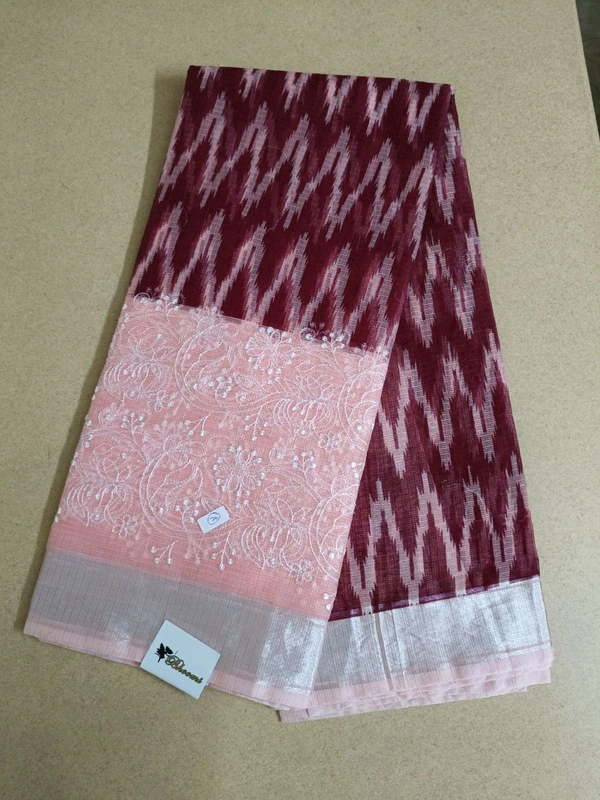 kota embroidaey - Solid Pink