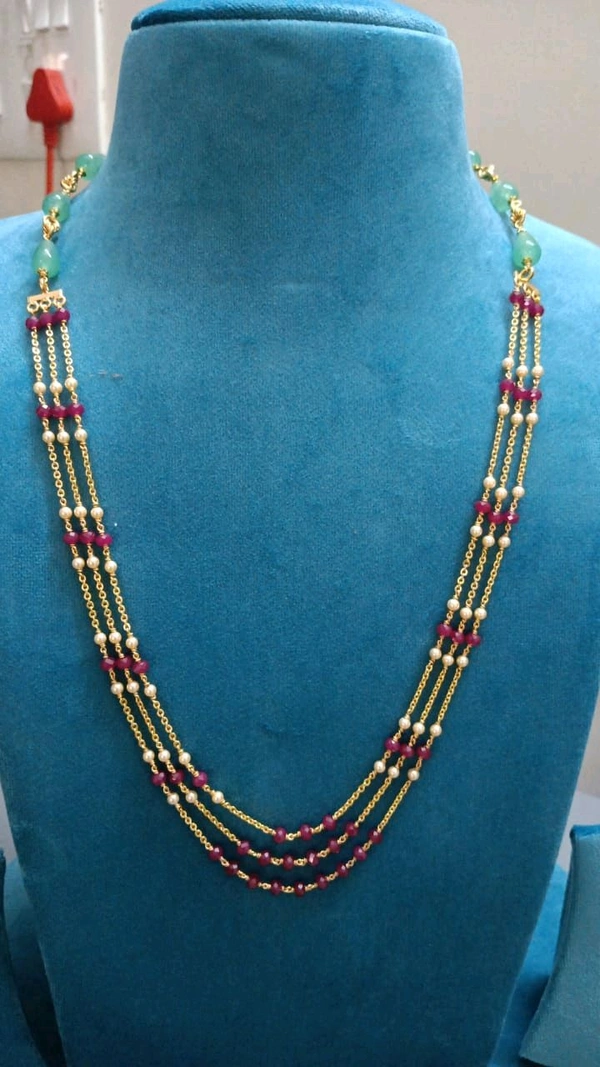 Step Chain With Chetan Ruby's And Swarovski 