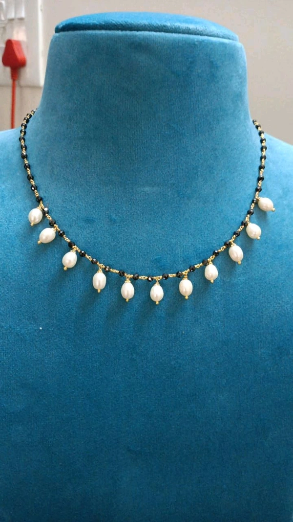 Blackdiamonds With Fresh Water Pearls