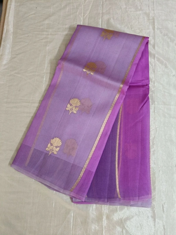 Pure Handloom Organza - violet