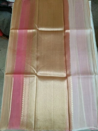 Pure Handloom Organza - Peach