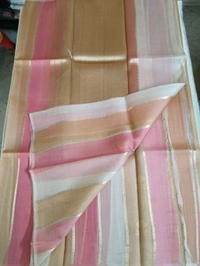 Pure Handloom Organza - Peach