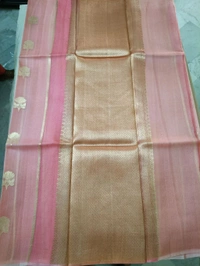 Pure Handloom Organza - orange