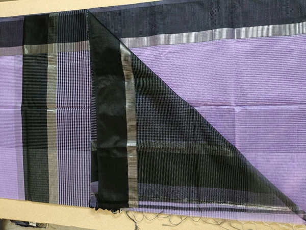 Pure Handloom Maheswari - violet