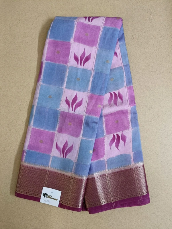 Chiniya With Handpaint - pink