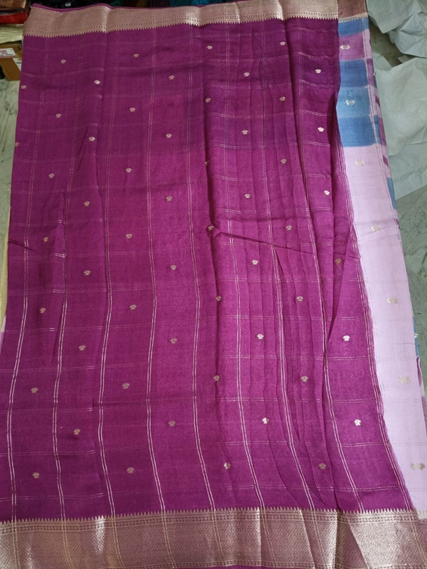 Chiniya With Handpaint - pink