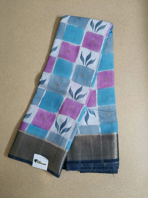 Chiniya With Handpaint - Navy Blue