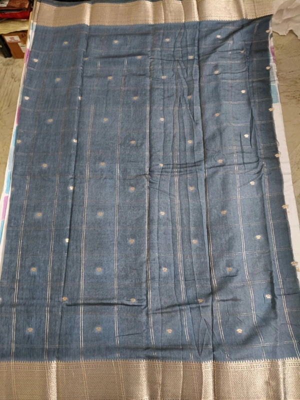 Chiniya With Handpaint - Navy Blue