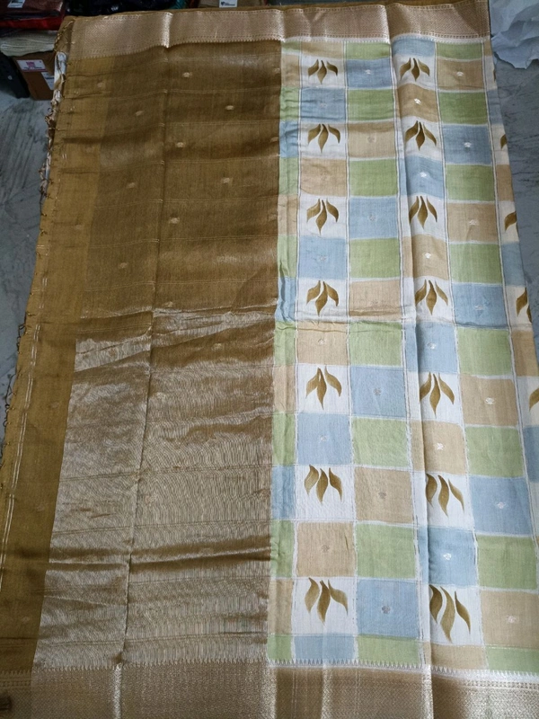 Chiniya With Handpaint - Brown