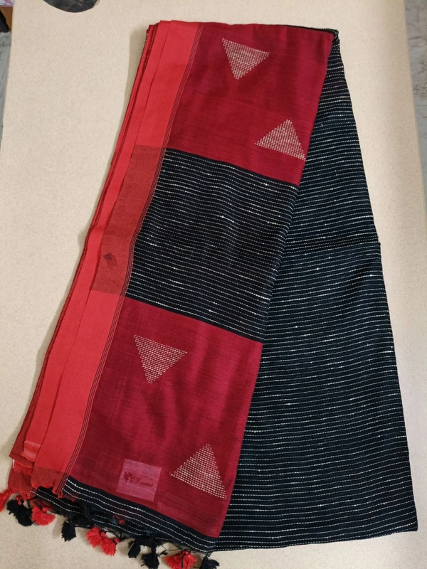handloom cotton - Black