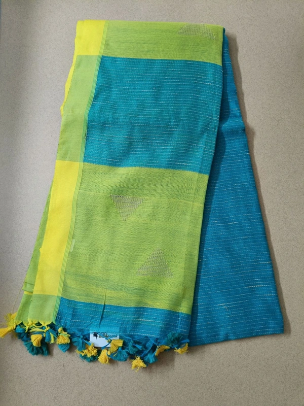 handloom cotton - Green