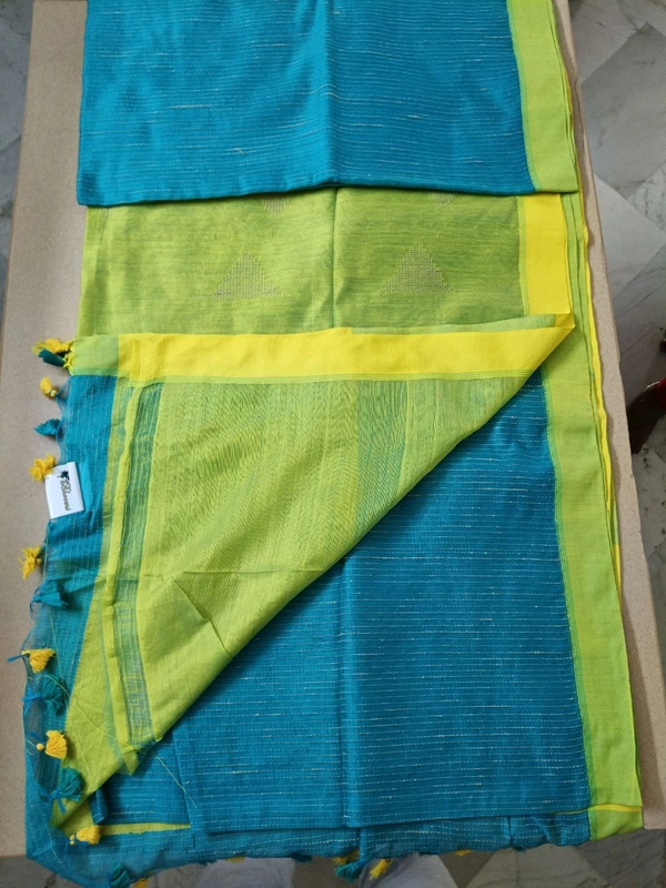 handloom cotton - Green
