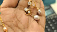 Real Pearls With Pendent Diamond Copy