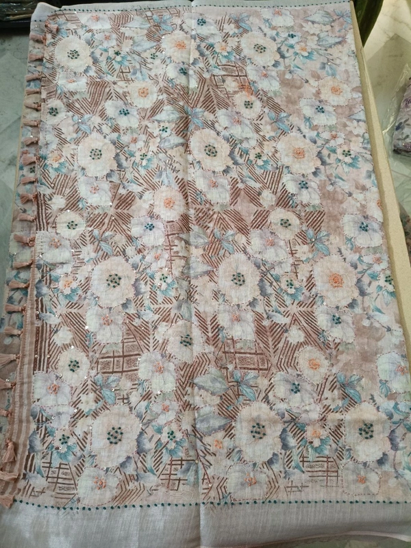 Lenin Printed Kanta - brown 6