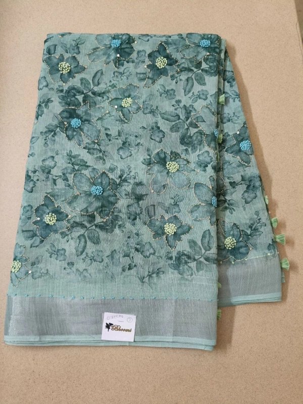 Lenin Printed Kanta - green 7