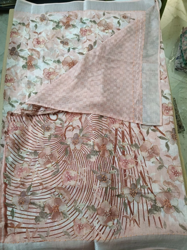 Lenin Printed Kanta - peach 9