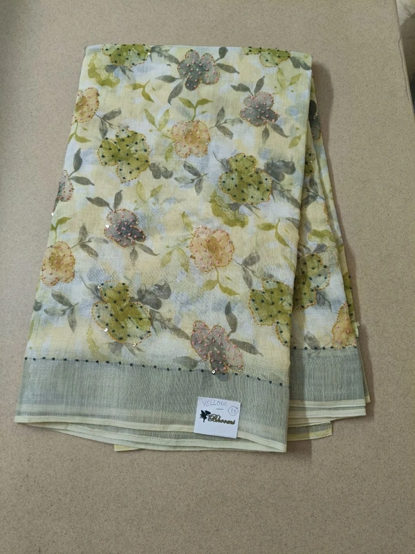 Lenin Printed Kanta - yellow 13