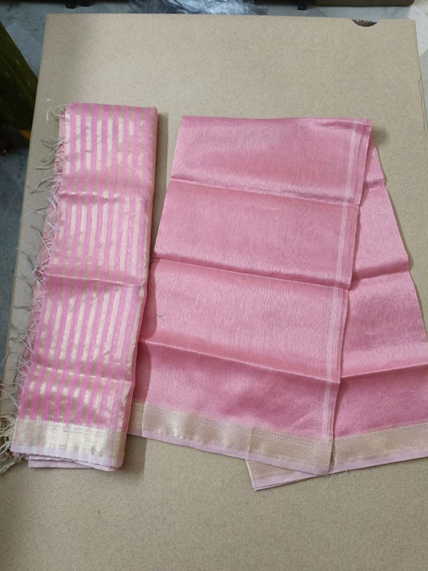 Pure Handloom Maheswari - Pink