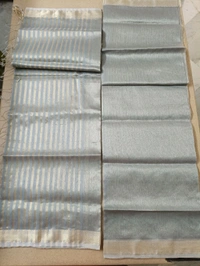 Pure Handloom Maheswari - Gray