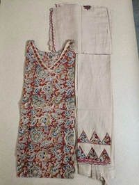 Pure Mul Cotton Suit  - 40, Tan