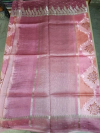 Pure Raw Silk Designer - pink