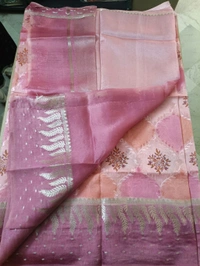 Pure Raw Silk Designer - pink