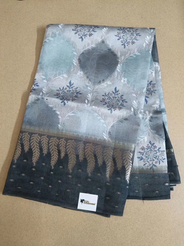 Pure Raw Silk Designer - Gray